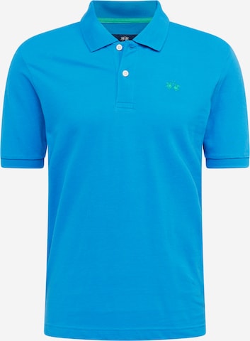 La Martina Shirt in Blauw: voorkant