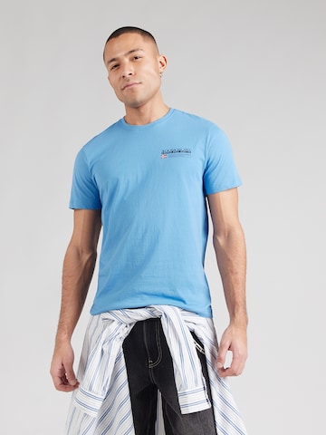 NAPAPIJRI - Camiseta 'S-KASBA' en azul: frente