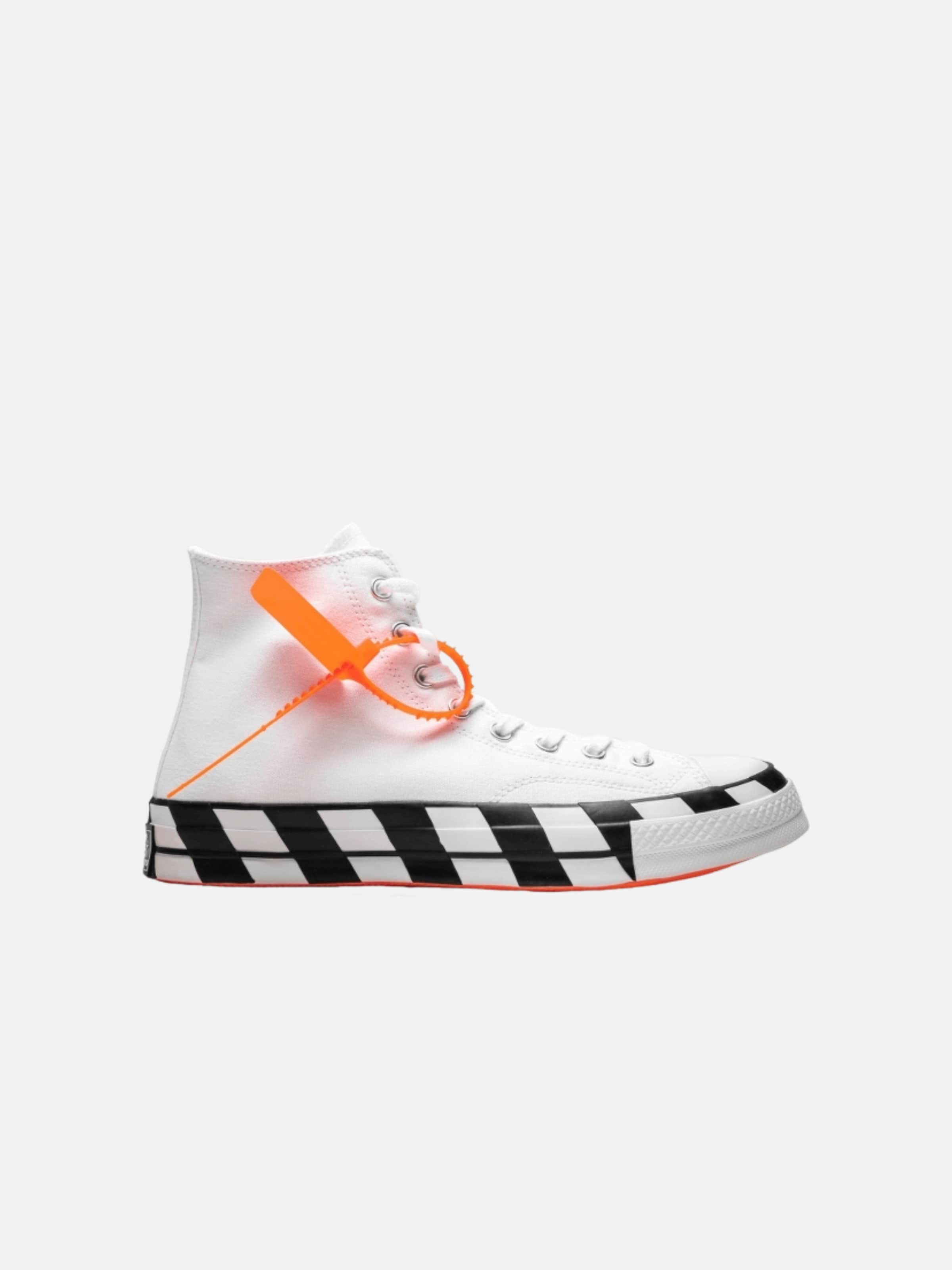 Baskets hautes 'Off-White Converse Chuck Taylor 70 Stripe' NIKE en blanc : devant