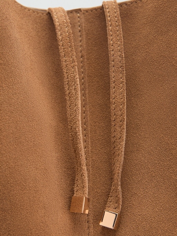MANGO Torba shopper 'Bassi' w kolorze brązowy