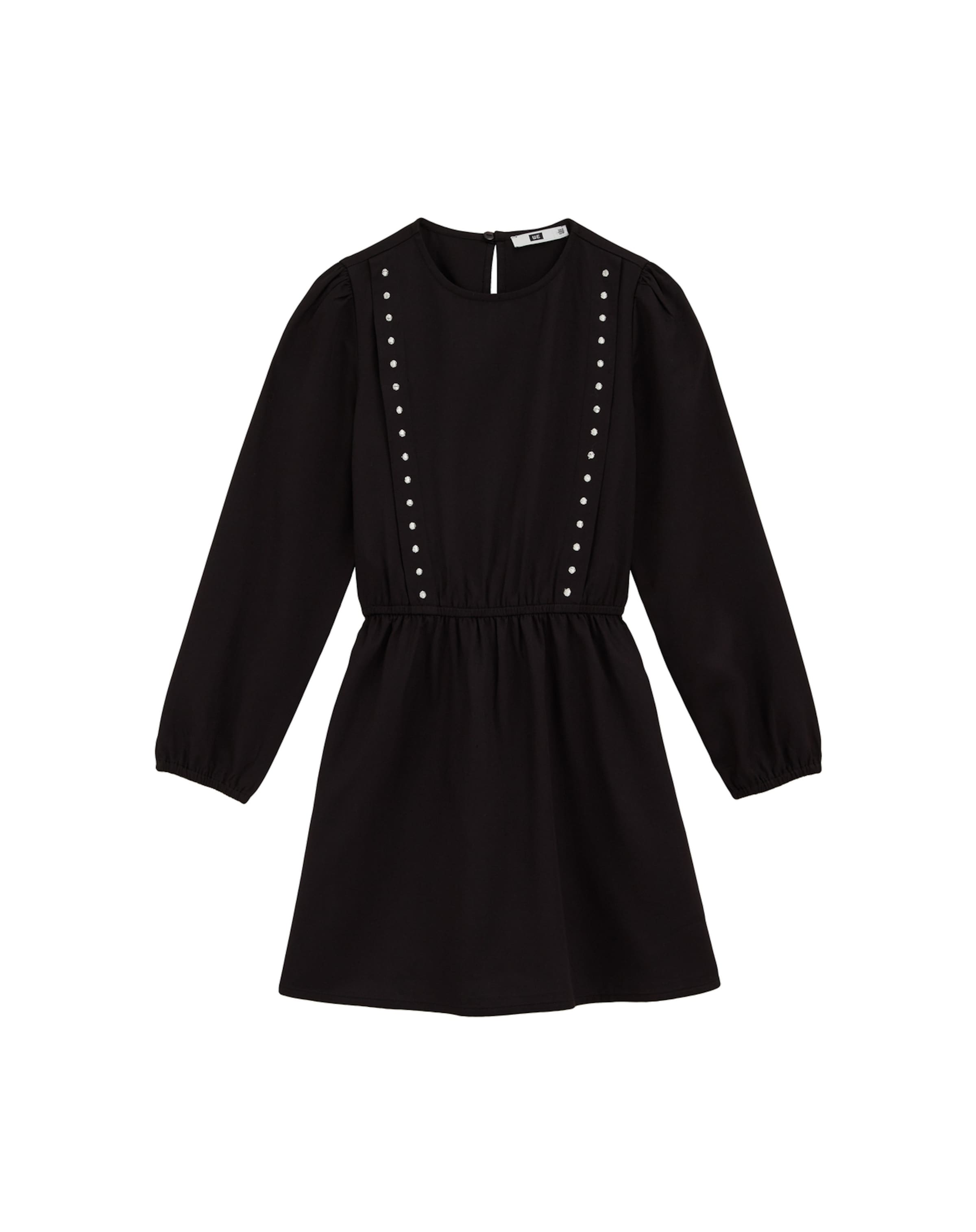 WE Fashion Klänning i svart: framsida