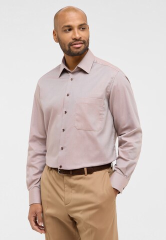 ETERNA Comfort fit Button Up Shirt in Beige: front