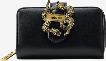 juoda Just Cavalli Piniginė 'ICONIC SNAKES': priekis