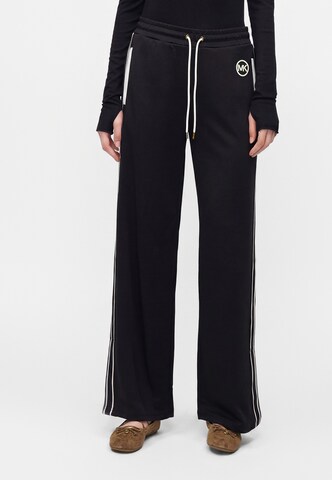 MICHAEL Michael Kors Flared Broek in Zwart: voorkant