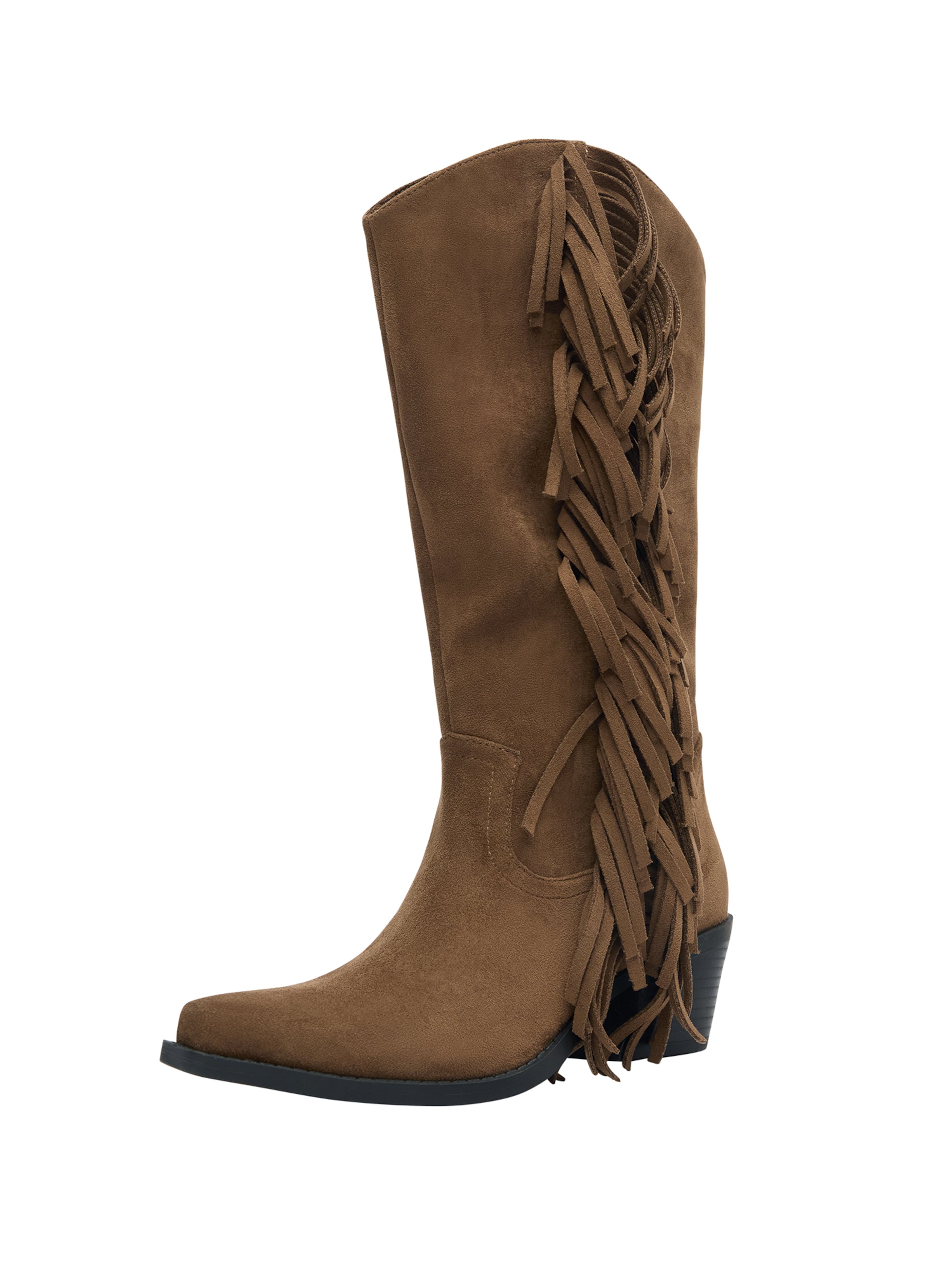 Bottes de cowboy Pull&amp;Bear en marron : devant