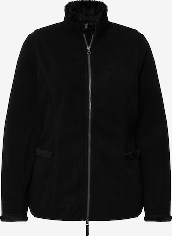 Ulla Popken Between-Season Jacket in Black: front