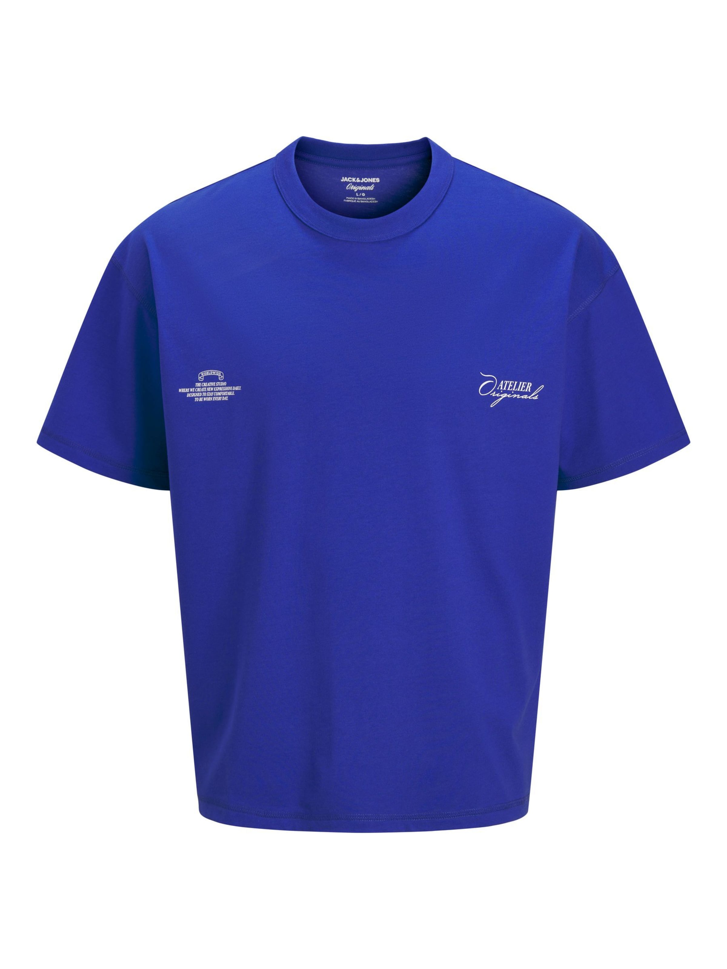 Maglietta di JACK & JONES in blu: frontale