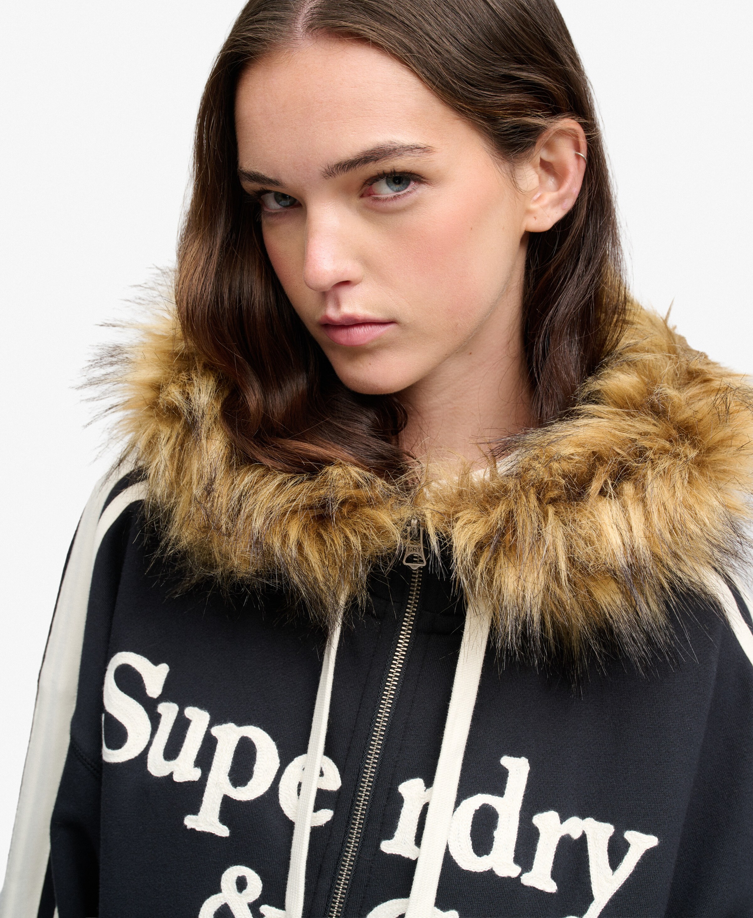 Superdry & Co Sweatvest in Blauw