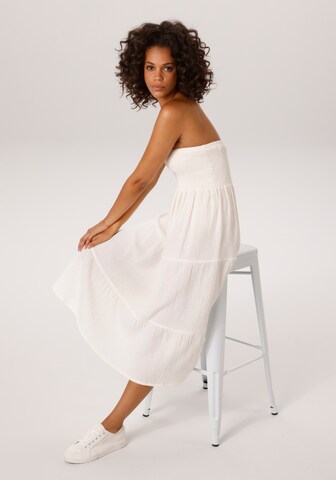 Aniston CASUAL Summer Dress in White