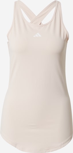 ADIDAS PERFORMANCE Urheilutoppi 'Essentials' värissä taupe / valkoinen, Tuotenäkymä