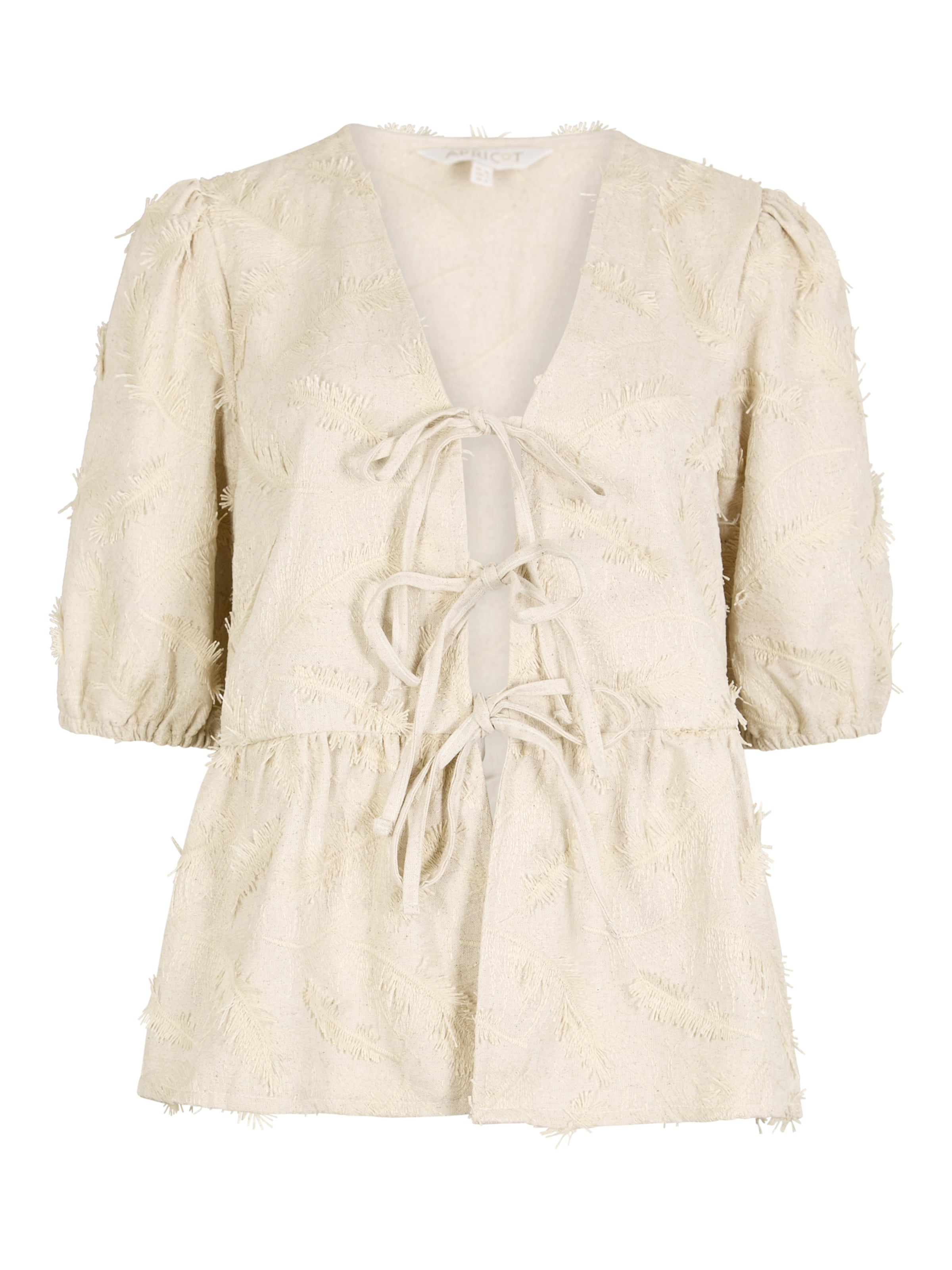 Apricot Blouse in Grijs: voorkant