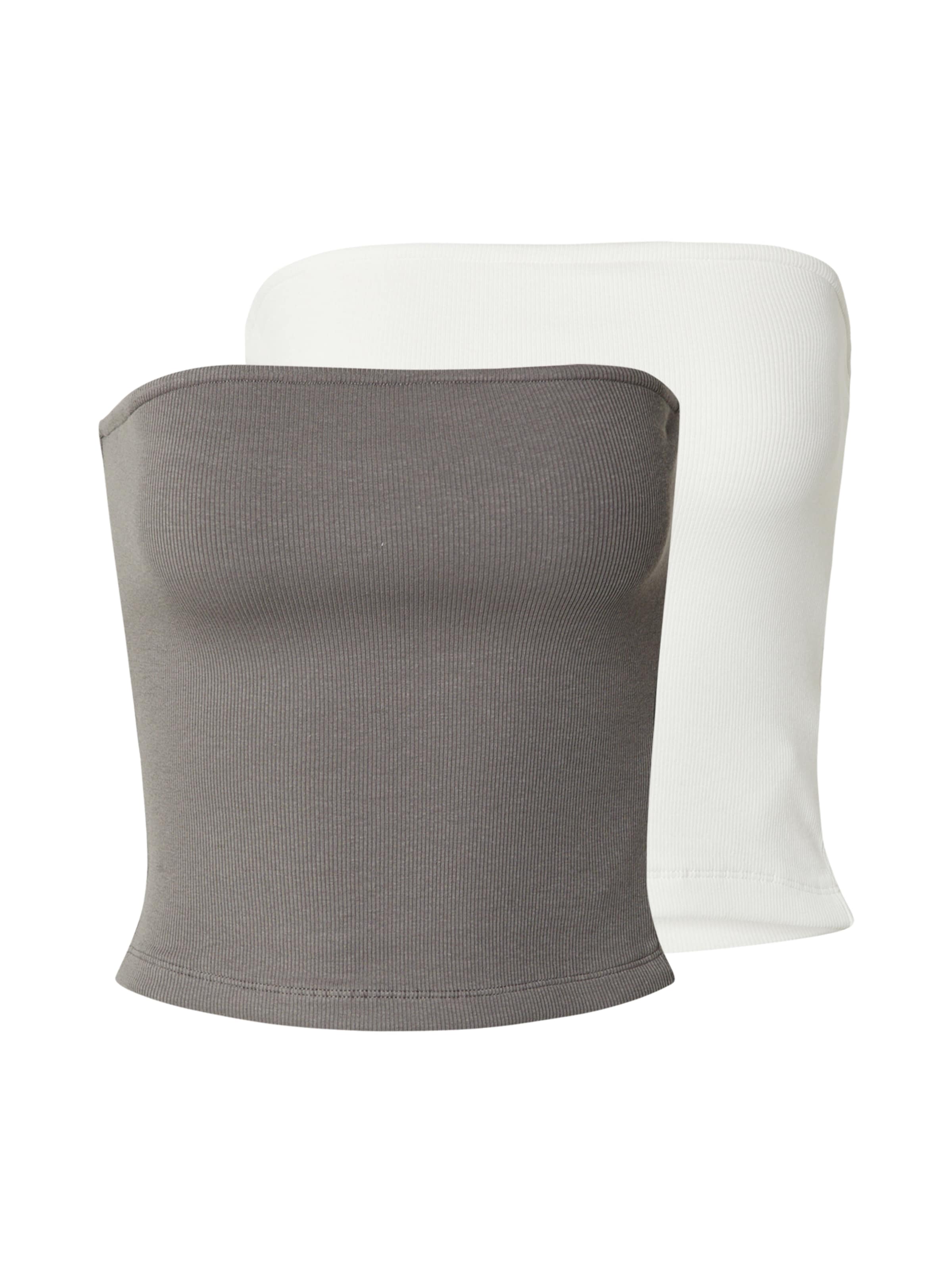 studioselect Top 'Mette' in Grau: Vorderseite