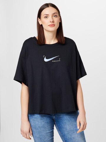 Nike Sportswear T-Shirt in Schwarz: predná strana