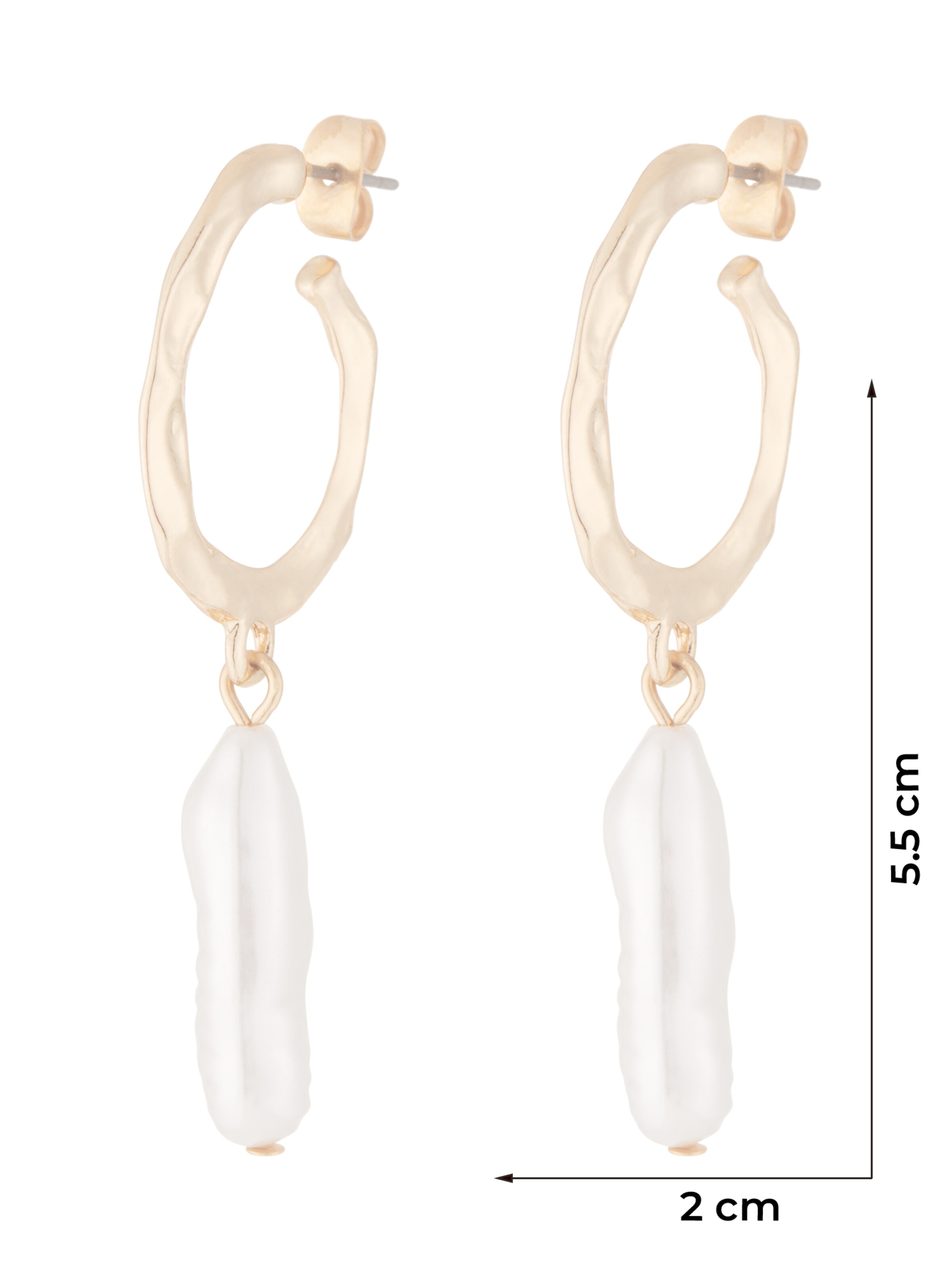 PIECES Earrings 'NOLA' in Gold