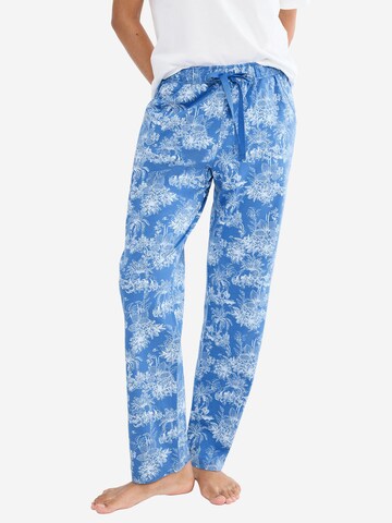 TRIUMPH Pyjamahose ' Red Label Mix & Match ' in Blau: Vorderseite