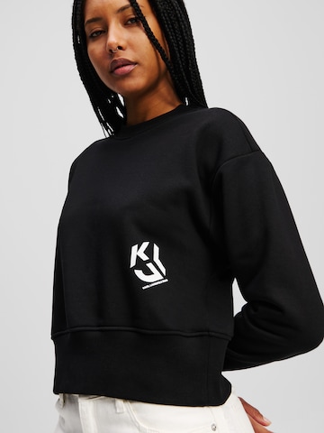 KARL LAGERFELD JEANS Sweatshirt i sort