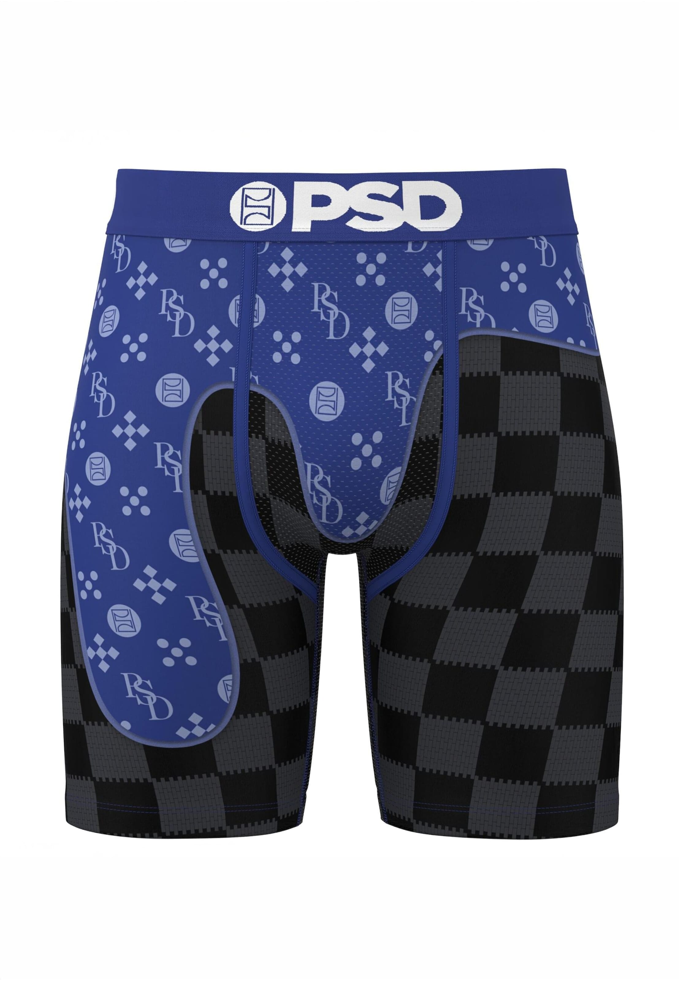 PSD Boxer shorts 'Blueberry Luxe' in Blue: front