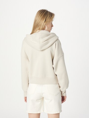 Abercrombie & Fitch - Sudadera con cremallera 'SUNDAY' en beige