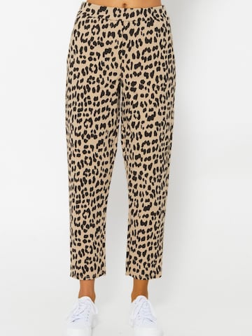 SASSYCLASSY Regular Chinohose in Schwarz