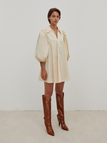 EDITED Shirt dress 'Thanya' in Beige