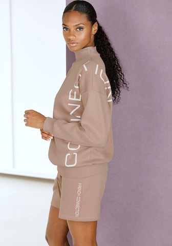 Felpa di FRENCH CONNECTION in marrone