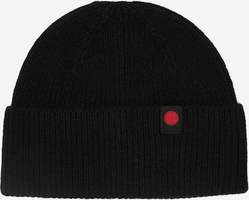 R.D.D. ROYAL DENIM DIVISION Beanie in Black: front