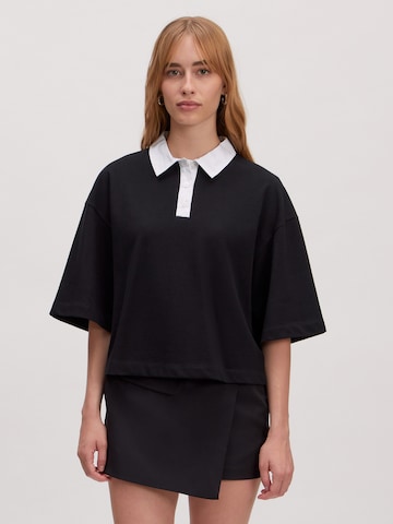 EDITED - Camiseta 'Shalisar' en negro: frente