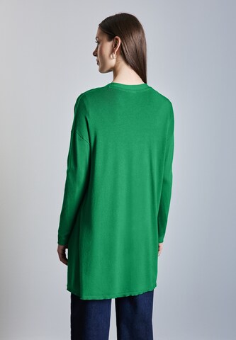 STREET ONE Langer Cardigan in Grün