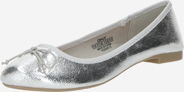 ONLY - Bailarina 'BEE' en plata: frente