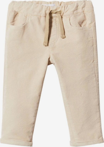 MANGO KIDS regular Bukser 'Moritz' i beige: forside