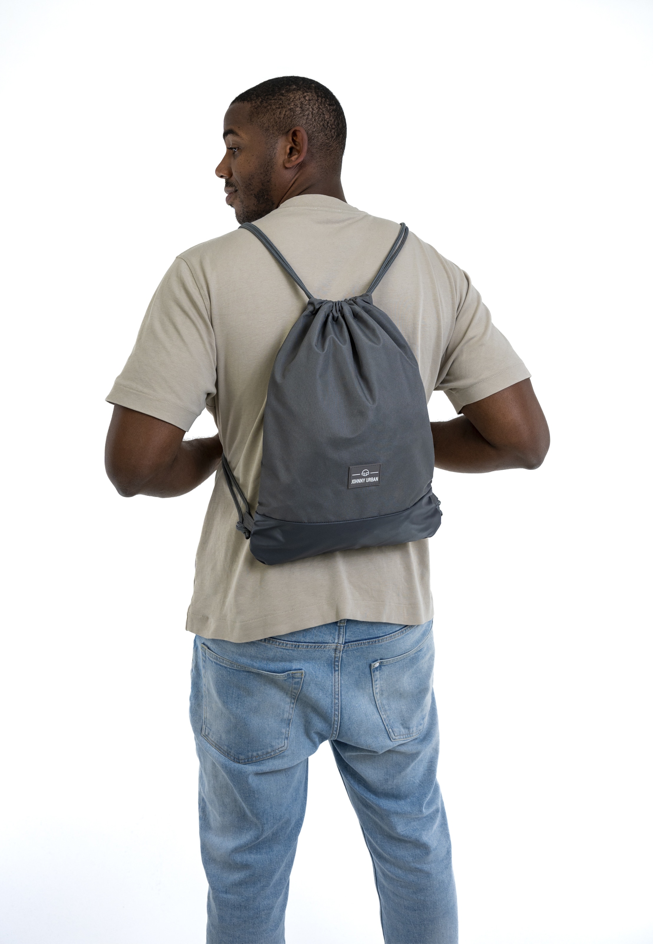 Johnny Urban Σάκος γυμναστηρίου 'Blake' σε γκρι: μπροστά