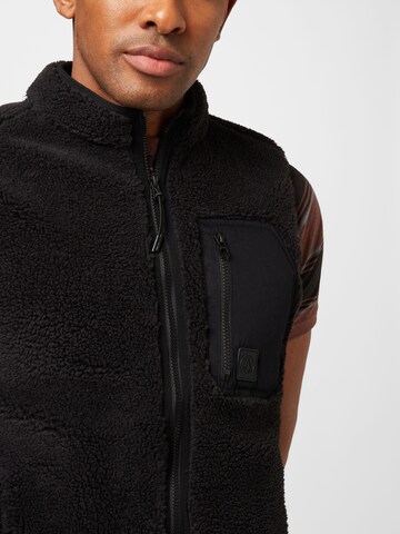 Volcom Bodywarmer 'MUZZER FUZZAR' in Zwart