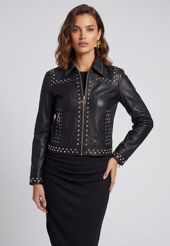 Veste mi-saison faina en noir : devant