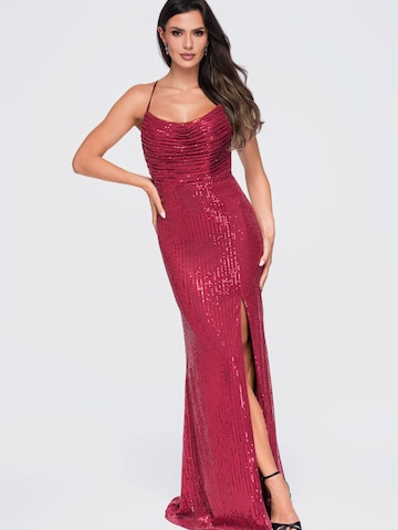 Ombre Abendkleid‌‌‌‌‌‌‌‌ in Rot