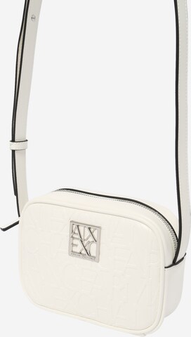 ARMANI EXCHANGE Schoudertas in Wit: voorkant