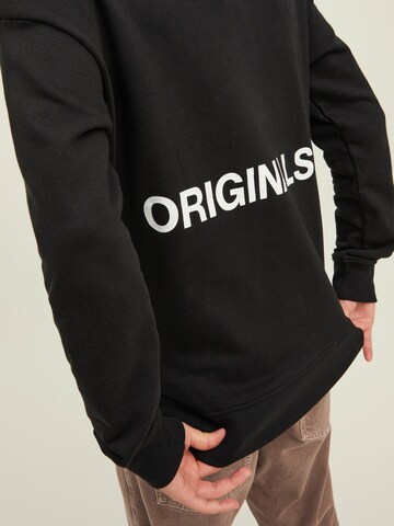 JACK & JONES Sweatshirt 'Clean' in Schwarz