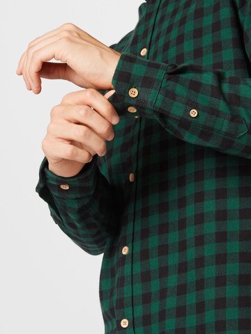 Kronstadt Regular fit Button Up Shirt 'Johan' in Green