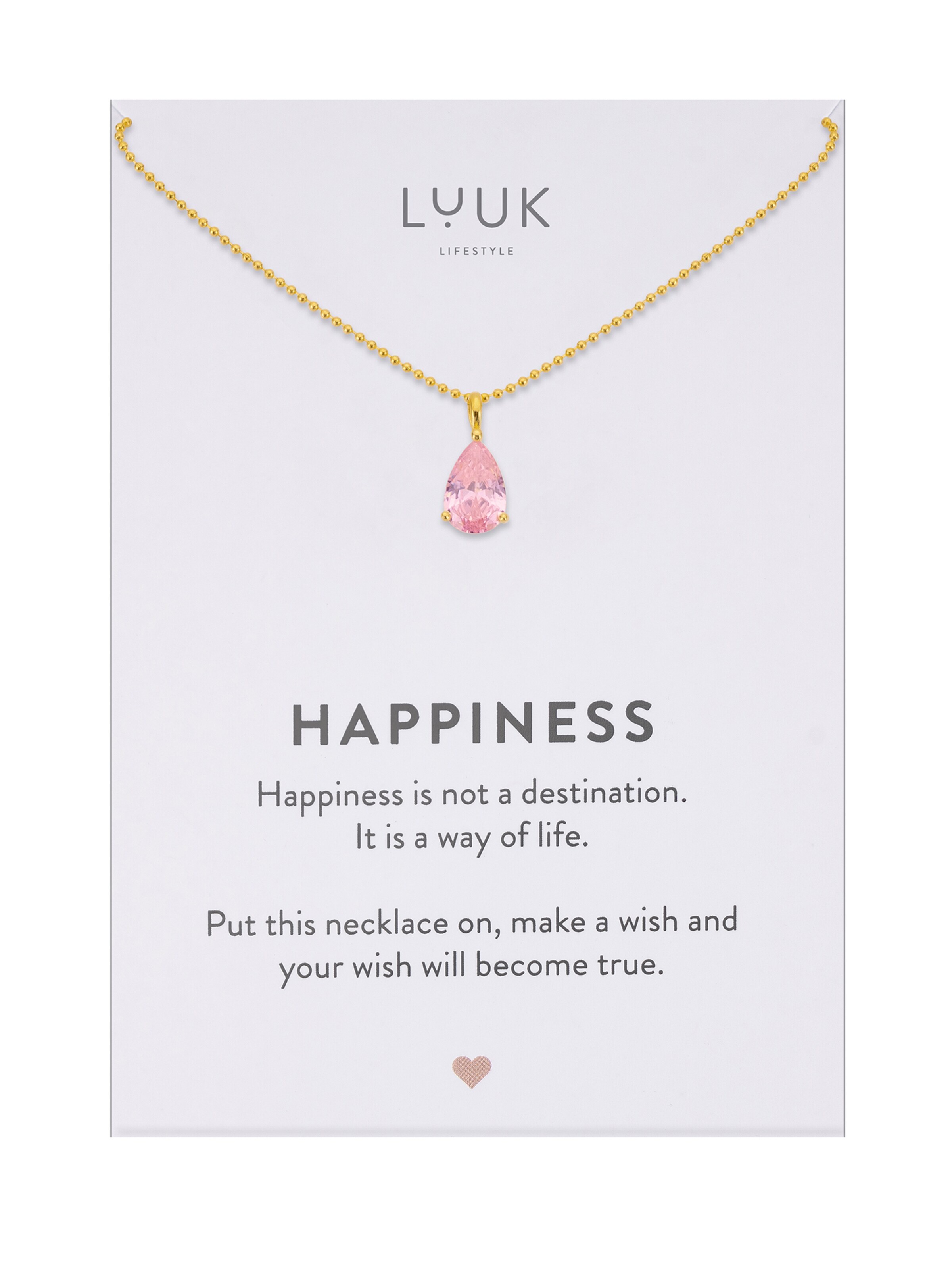 LUUK LIFESTYLE Necklace in Gold