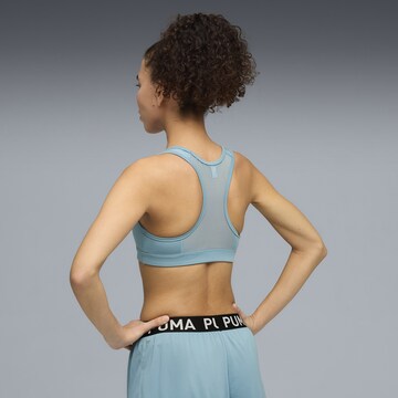 PUMA Bustier Sport bh '4Keeps' in Blauw