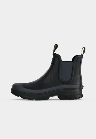 BarbourGumene čizme 'Breacon Welly' - crna boja: prednji dio