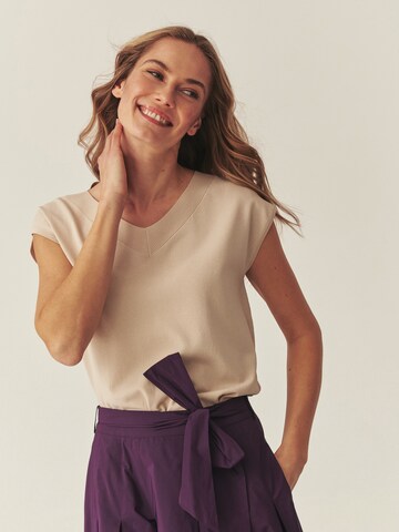 TATUUM Μπλούζα σε μπεζ: μπροστά