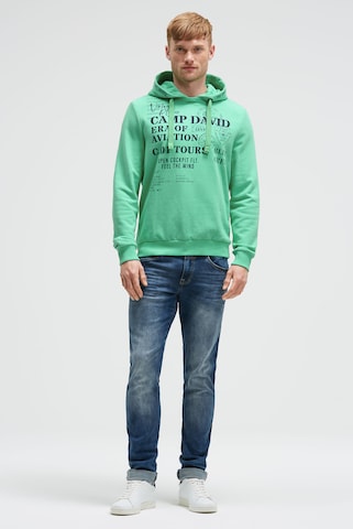 CAMP DAVID Sweatshirt in Green