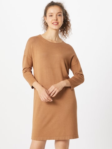 VERO MODA Knit dress 'Glory Vipe Aura' in Brown: front