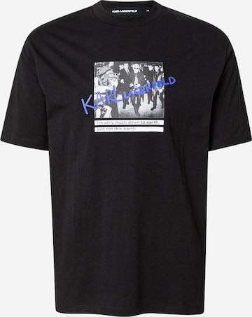Karl Lagerfeld Tričko – černá: přední strana