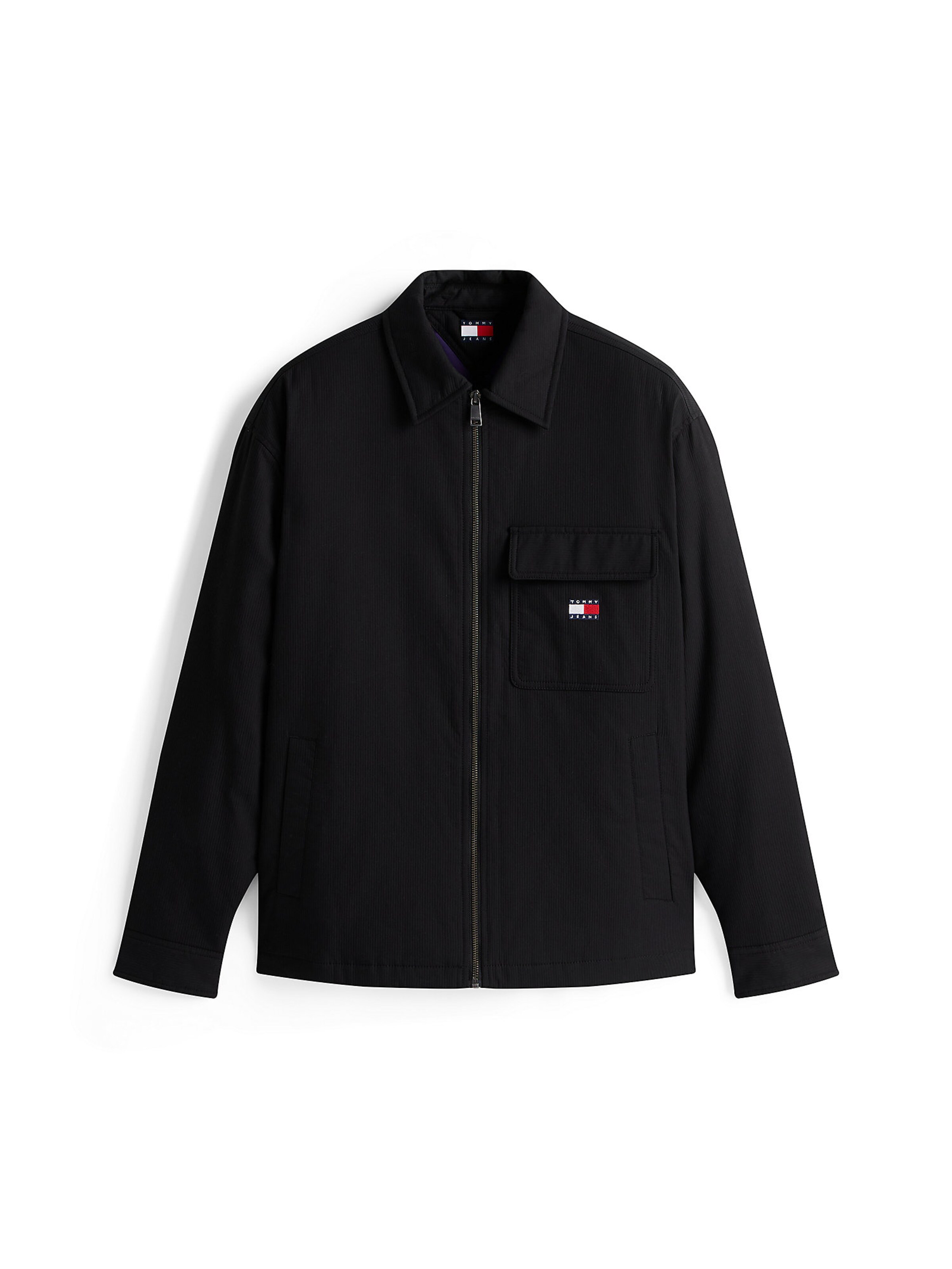 Tommy Jeans Jacke in Schwarz: Vorderseite