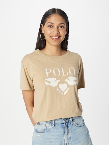 Polo Ralph Lauren Póló - bézs: elől