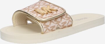 Claquettes / Tongs 'ELI CARROLL' Michael Kors Kids en beige : devant