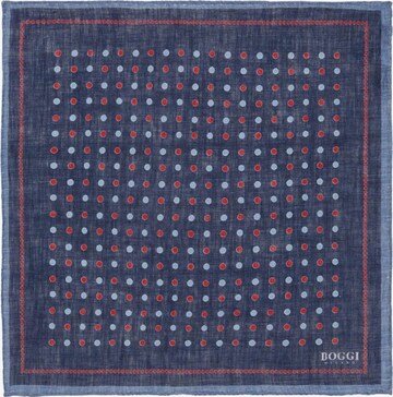 Boggi Milano Pocket Square in Blue: front