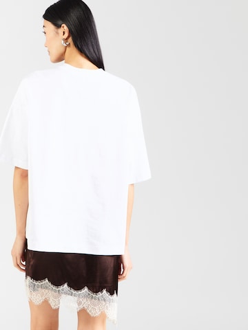 TOPSHOP Oversized paita 'PREMIUM' värissä valkoinen