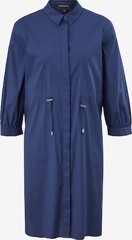 COMMA Shirt Dress in Blue: front